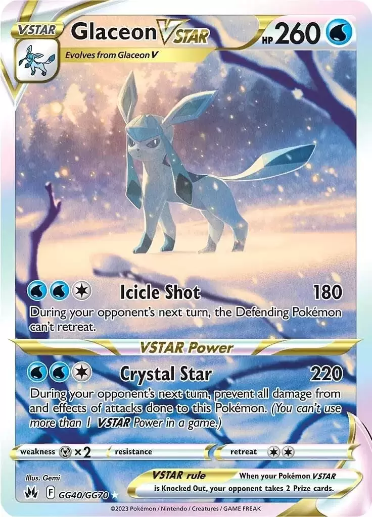 Crown Zenith - Glaceon VSTAR