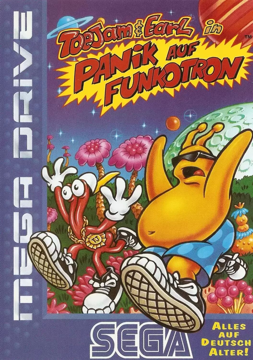DE - German Mega Drive Games - Toe Jam & Earl in Panic auf Funkotron