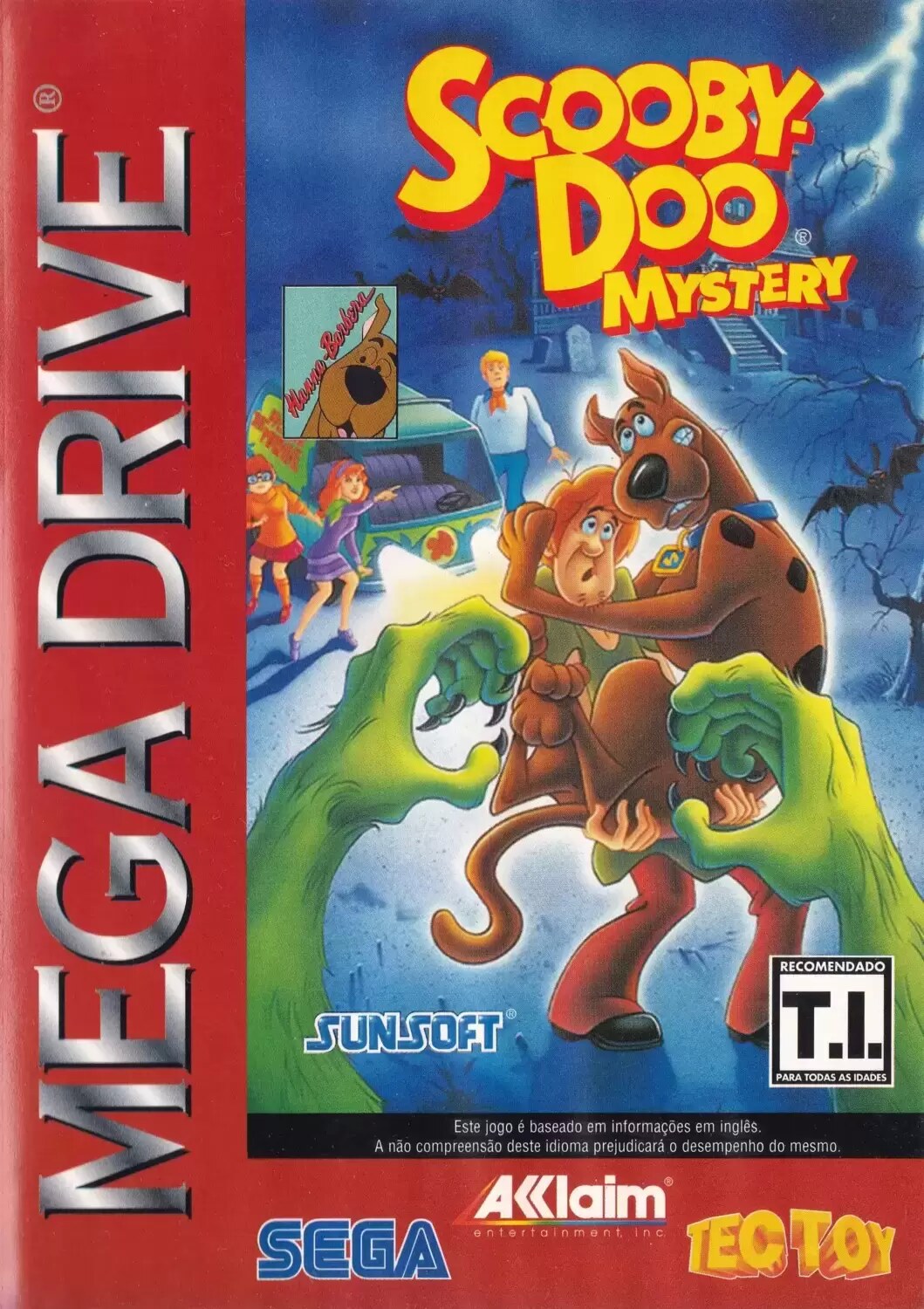 BRA - Jeux Mega Drive Brésiliens - Scooby-Doo Mystery