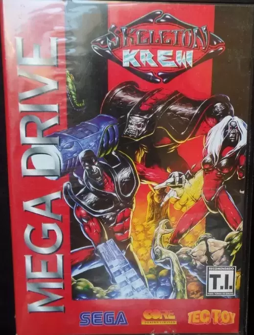 BRA - Jeux Mega Drive Brésiliens - Skeleton Krew