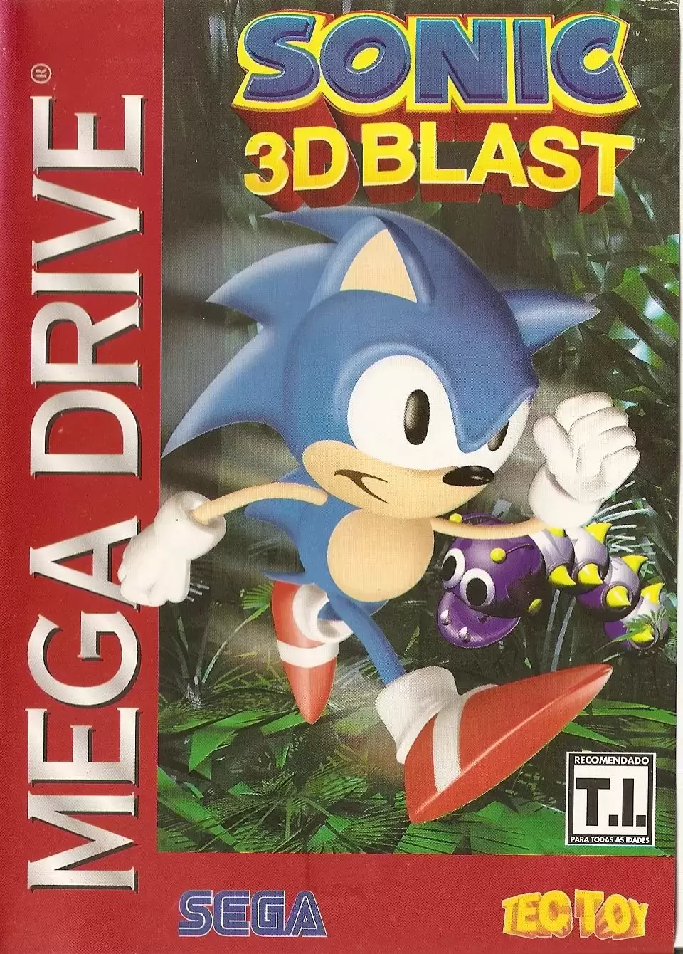 BRA - Jeux Mega Drive Brésiliens - Sonic 3D Blast