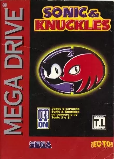 BRA - Jeux Mega Drive Brésiliens - Sonic & Knuckles