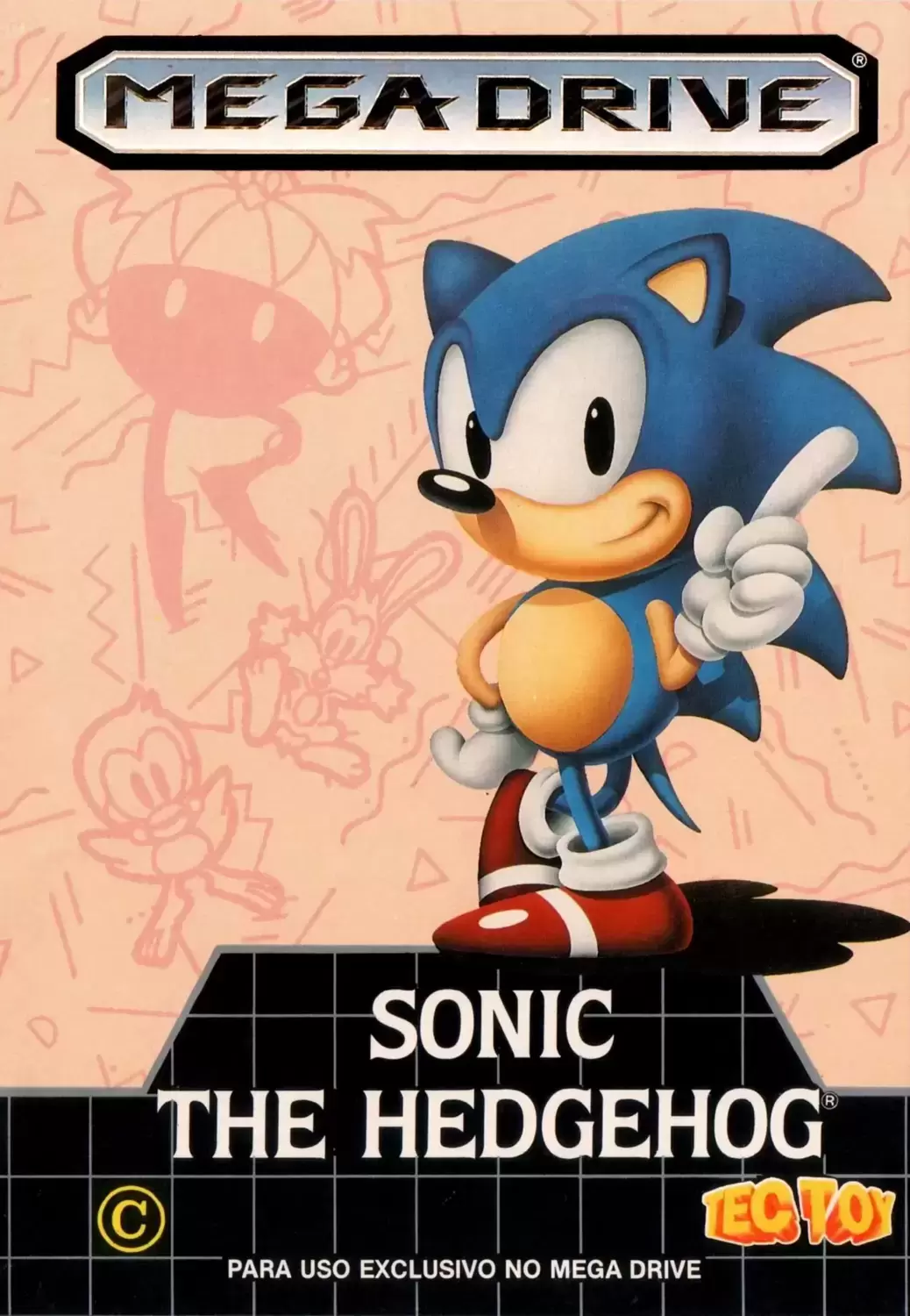 BRA - Brazilian Mega Drive Games - Sonic the Hedgehog