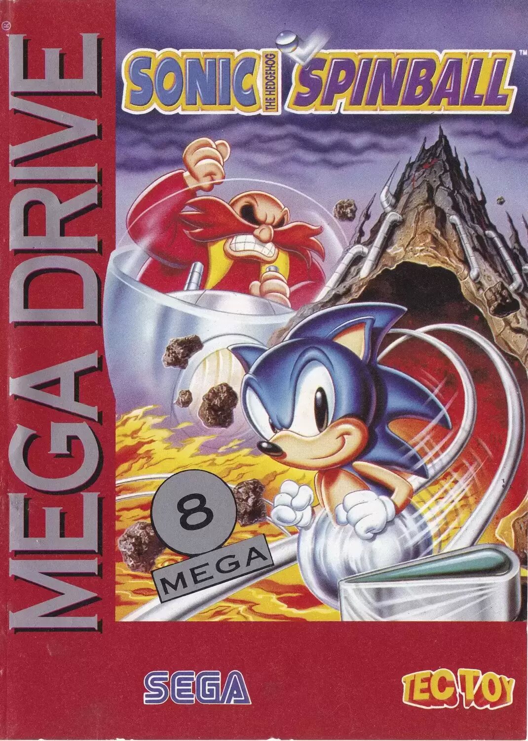 BRA - Jeux Mega Drive Brésiliens - Sonic The Hedgehog Spinball