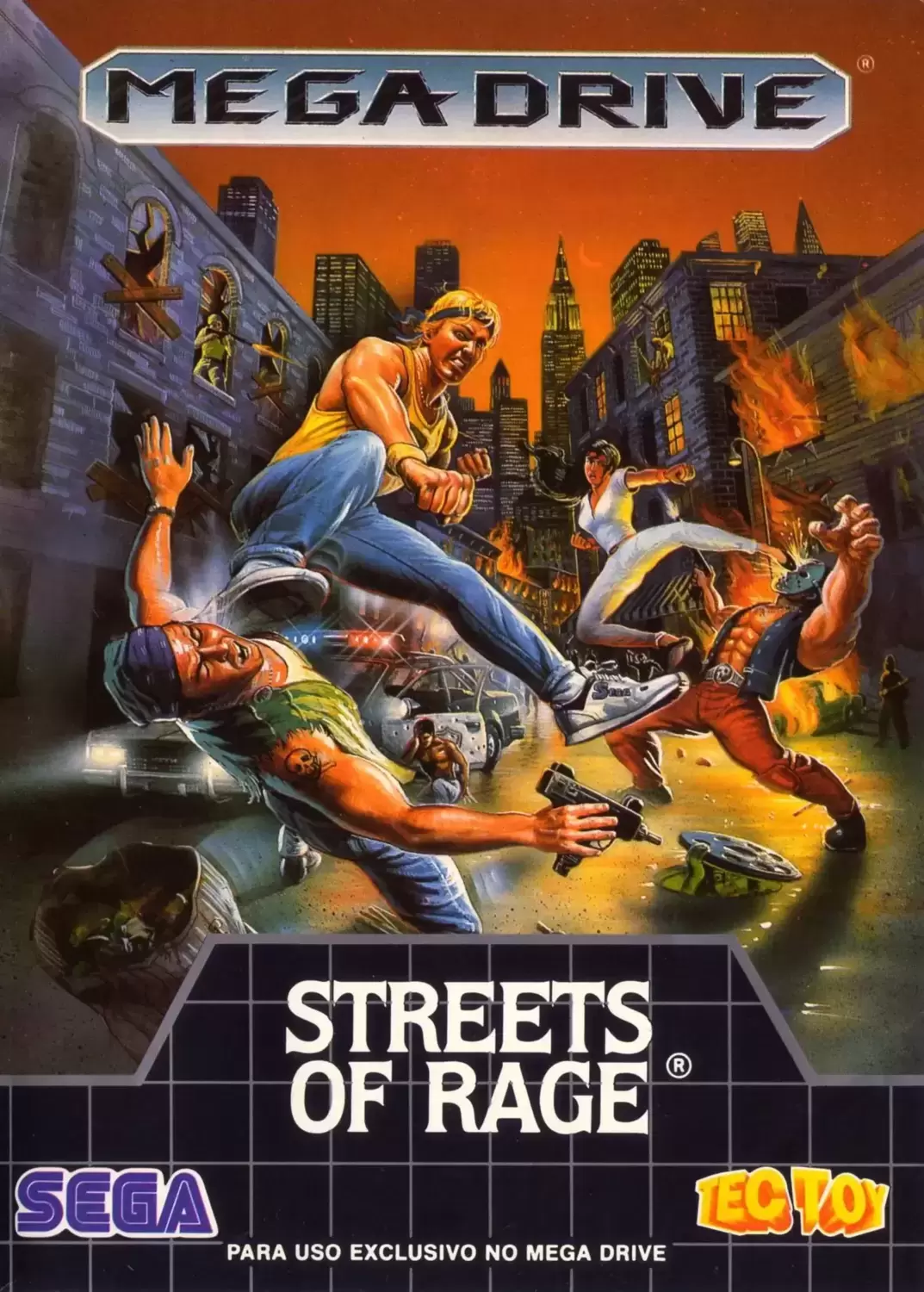 BRA - Brazilian Mega Drive Games - Streets of Rage