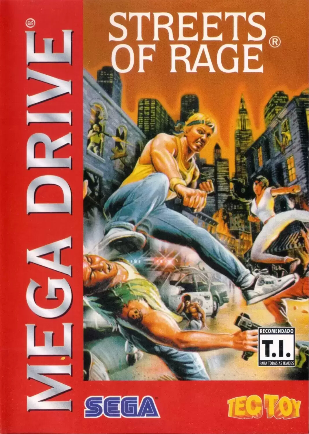 BRA - Brazilian Mega Drive Games - Streets of Rage