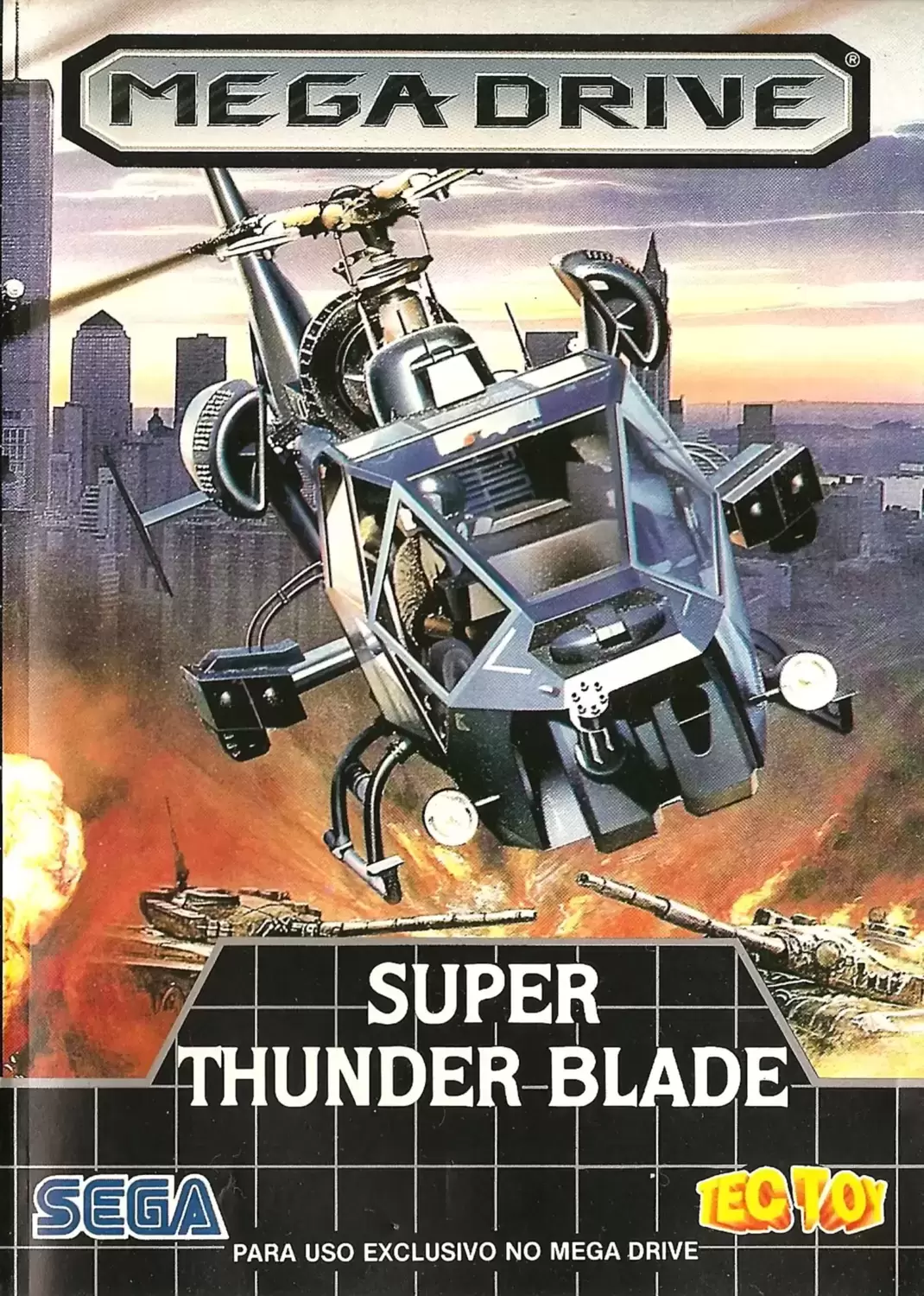 BRA - Jeux Mega Drive Brésiliens - Super Thunder Blade