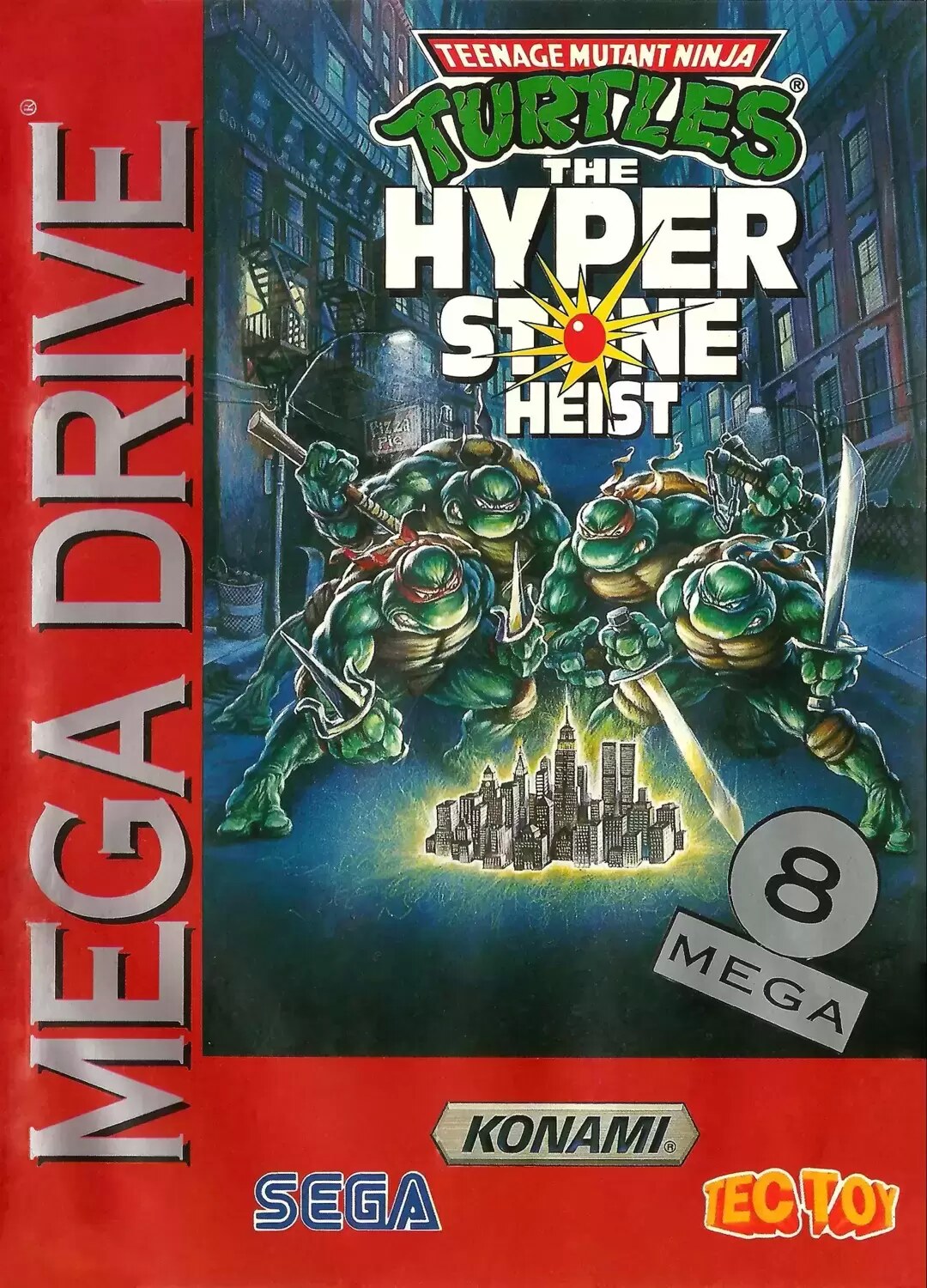 BRA - Jeux Mega Drive Brésiliens - Teenage Mutant Ninja Turtles: The Hyperstone Heist