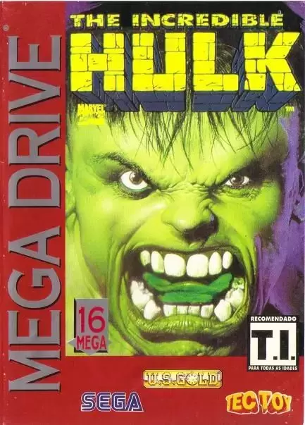 BRA - Jeux Mega Drive Brésiliens - The Incredible Hulk