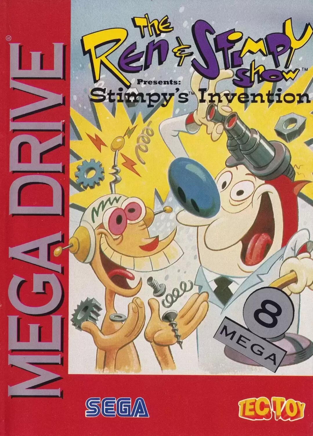 BRA - Jeux Mega Drive Brésiliens - The Ren & Stimpy Show Presents: Stimpy\'s Invention