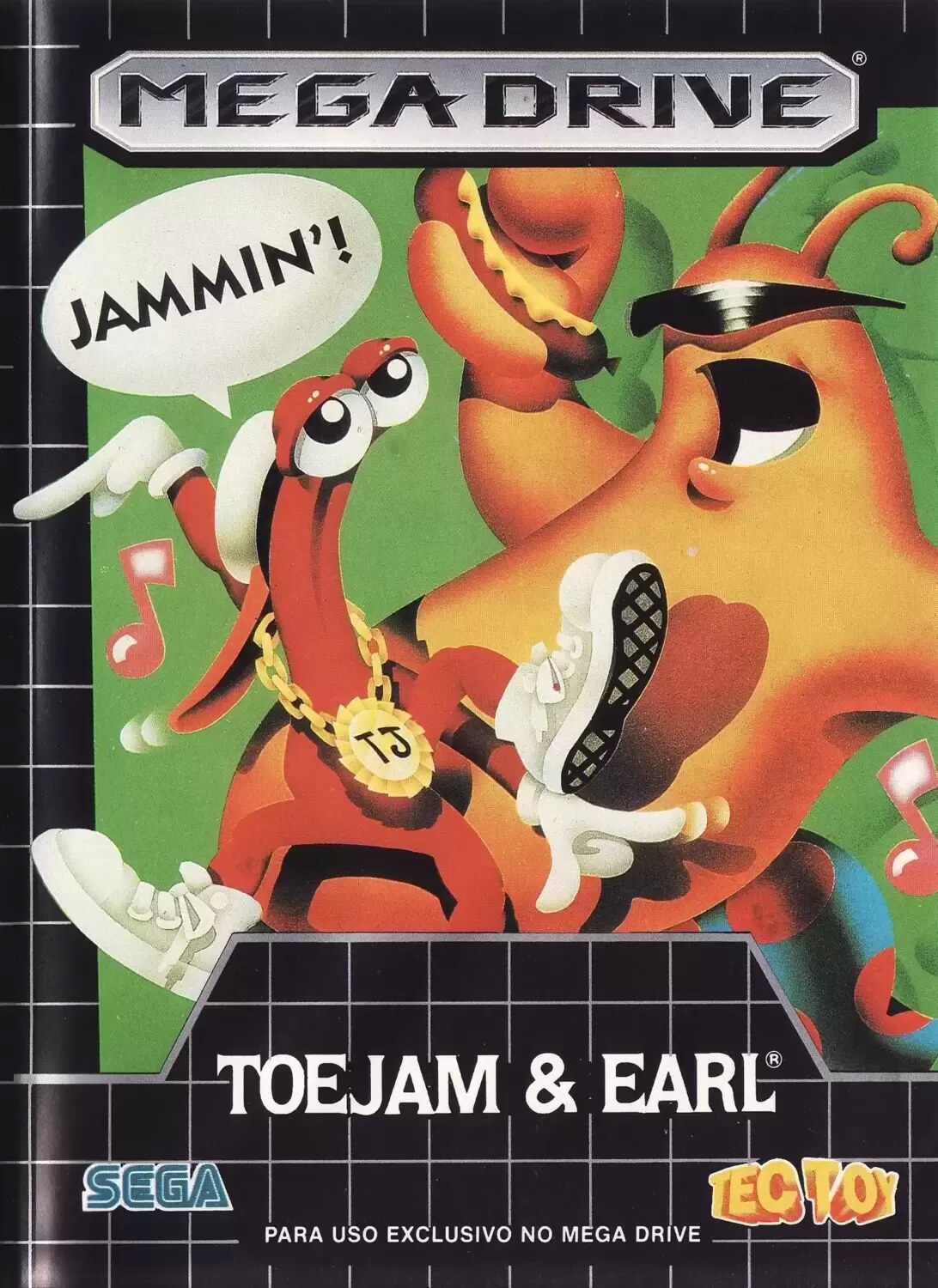 BRA - Brazilian Mega Drive Games - ToeJam & Earl