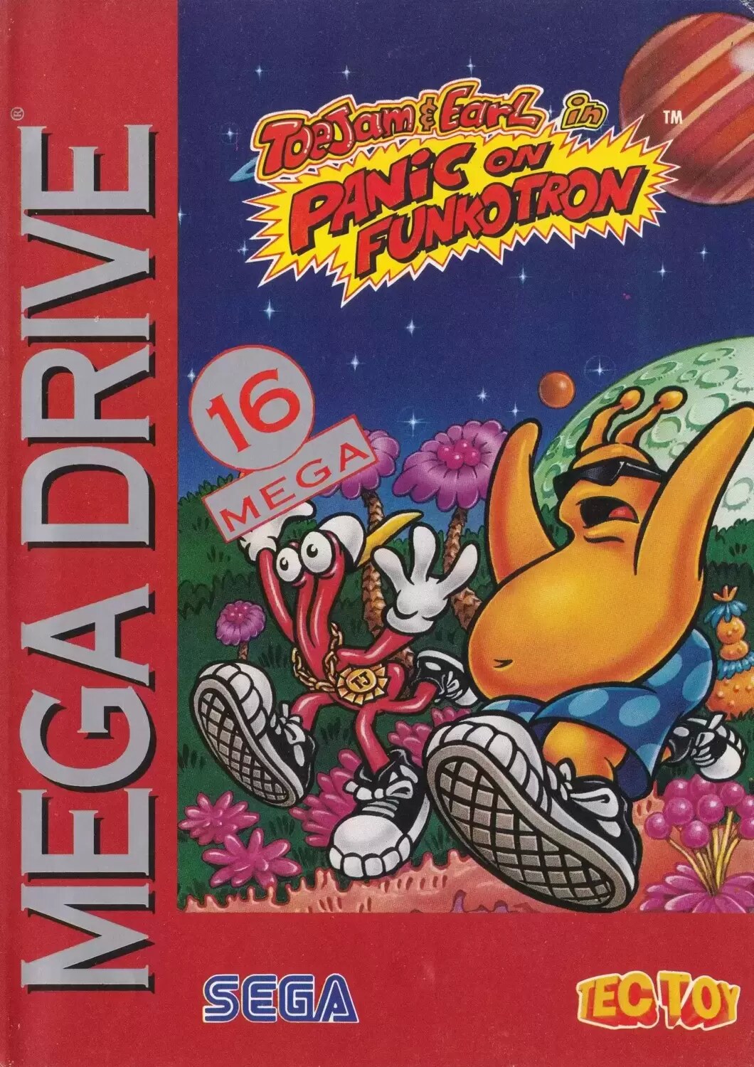 BRA - Jeux Mega Drive Brésiliens - ToeJam & Earl in Panic on Funkotron