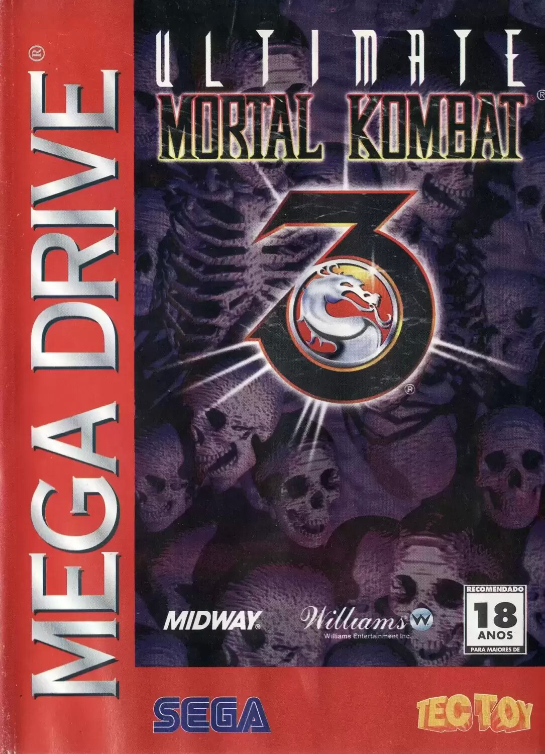 BRA - Jeux Mega Drive Brésiliens - Ultimate Mortal Kombat 3