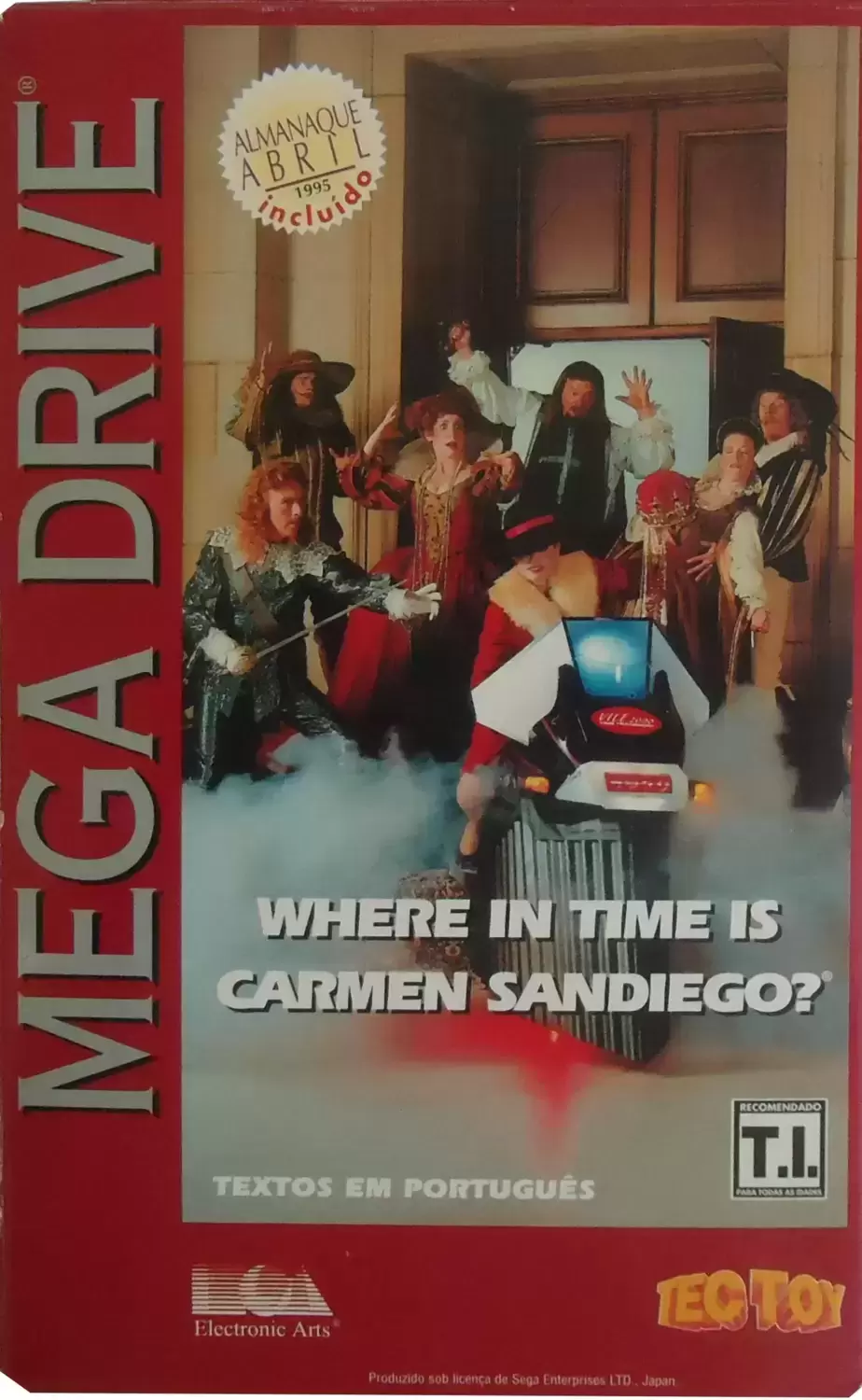 BRA - Jeux Mega Drive Brésiliens - Where in Time is Carmen Sandiego?