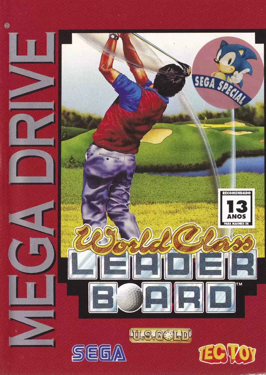 BRA - Jeux Mega Drive Brésiliens - World Class Leader Board