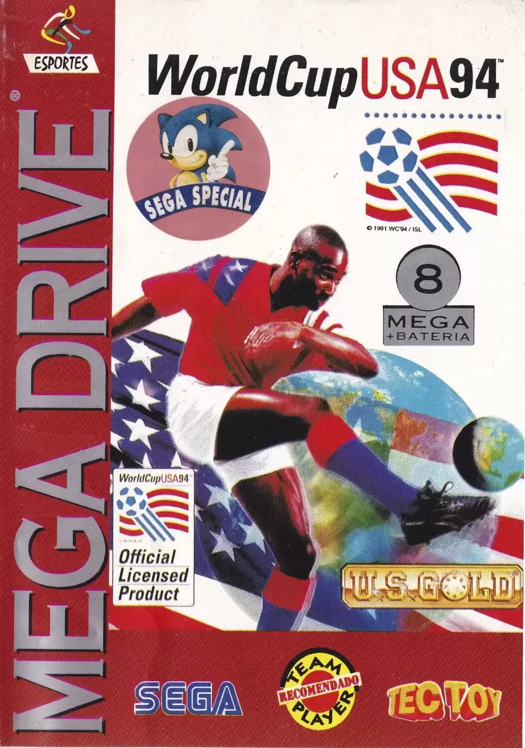BRA - Jeux Mega Drive Brésiliens - World Cup USA \'94