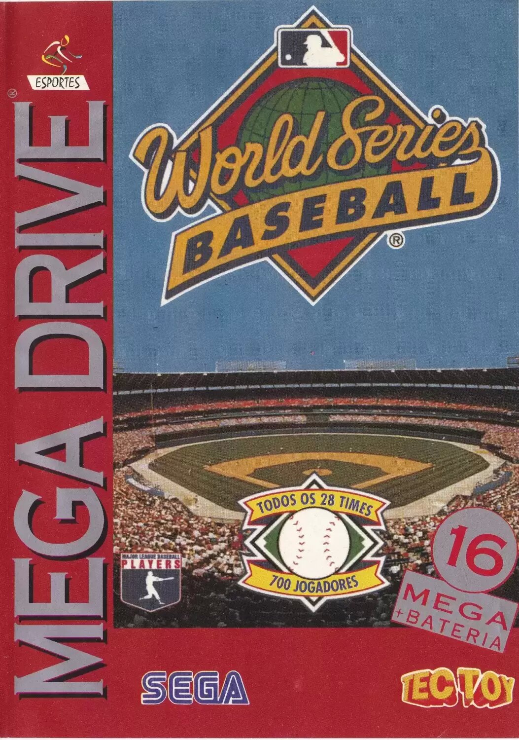 BRA - Jeux Mega Drive Brésiliens - World Series Baseball