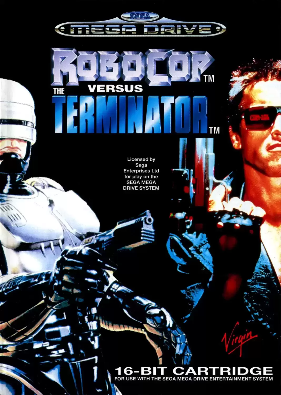 EUR - Jeux Mega Drive Européens - RoboCop versus the Terminator