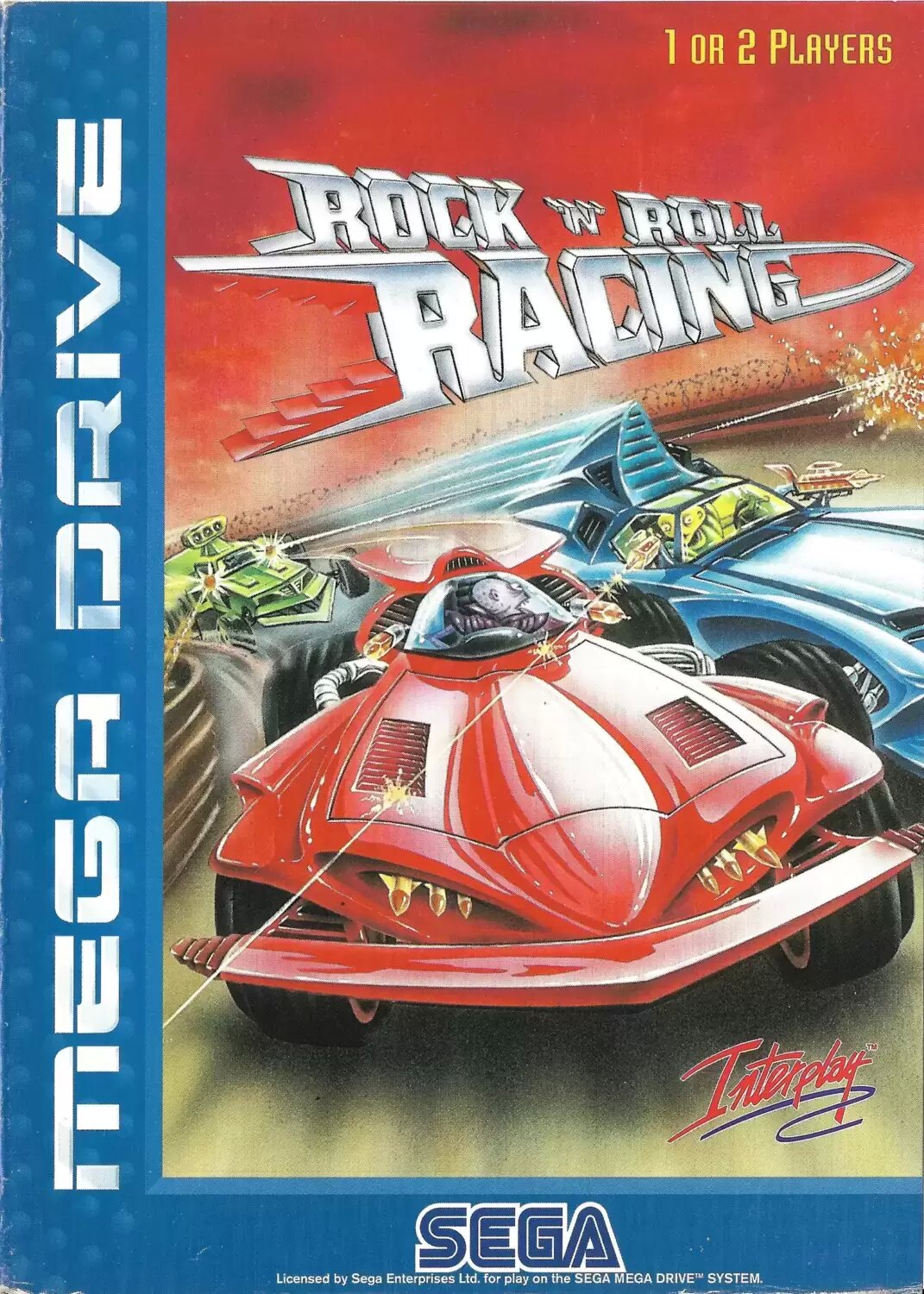 EUR - Jeux Mega Drive Européens - Rock n\' Roll Racing