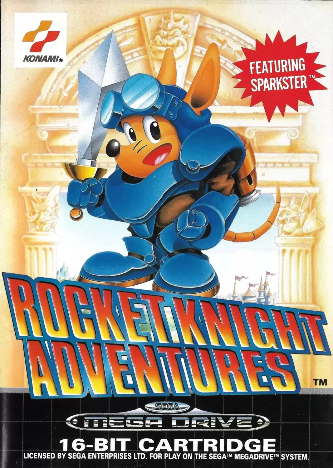 EUR - Jeux Mega Drive Européens - Rocket Knight Adventures