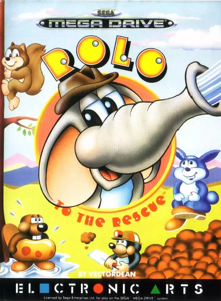 EUR - European Mega Drive Games - Rolo to the Rescue