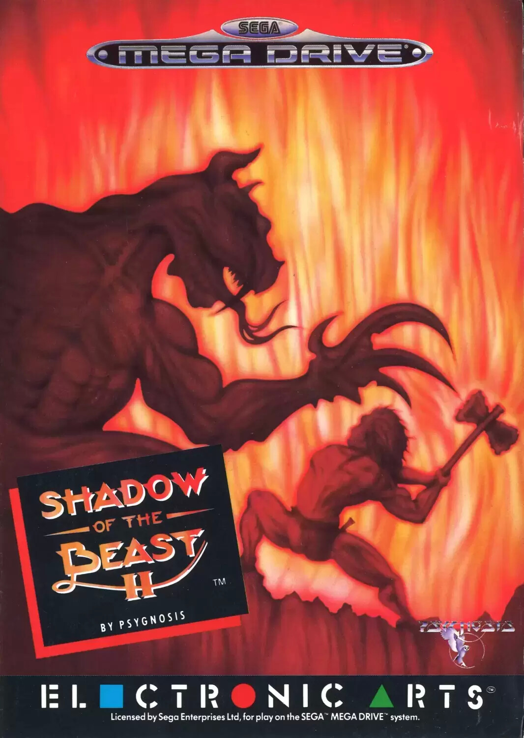 EUR - European Mega Drive Games - Shadow of the Beast II