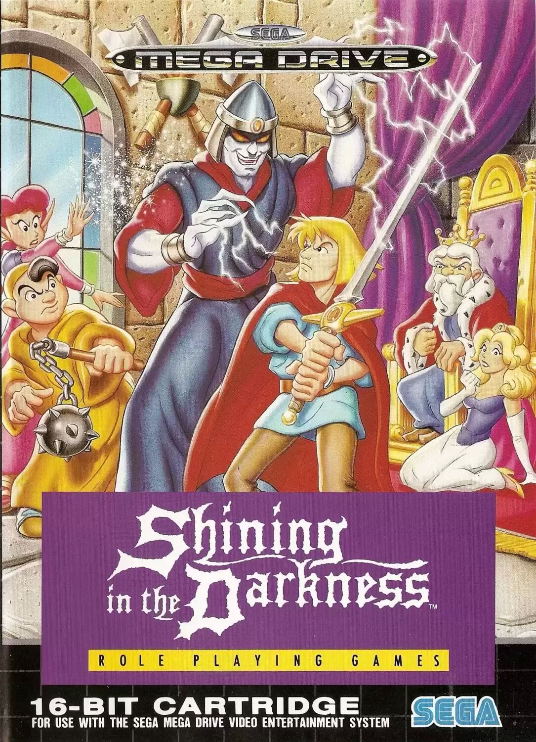 EUR - European Mega Drive Games - Shining in the Darkness