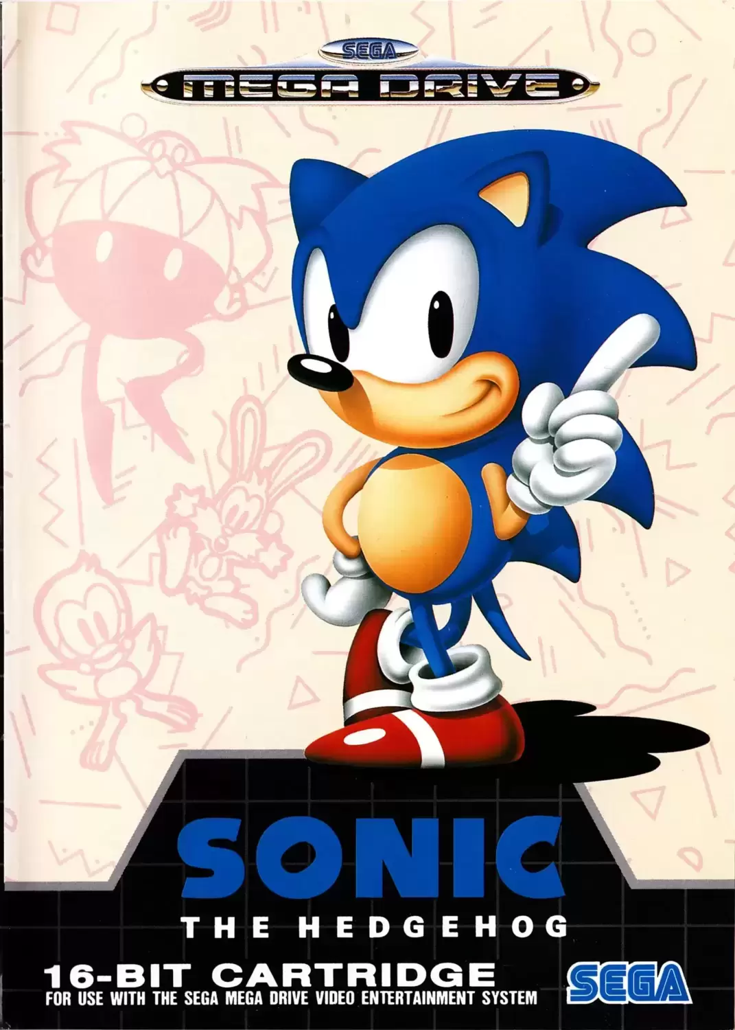 EUR - Jeux Mega Drive Européens - Sonic the Hedgehog