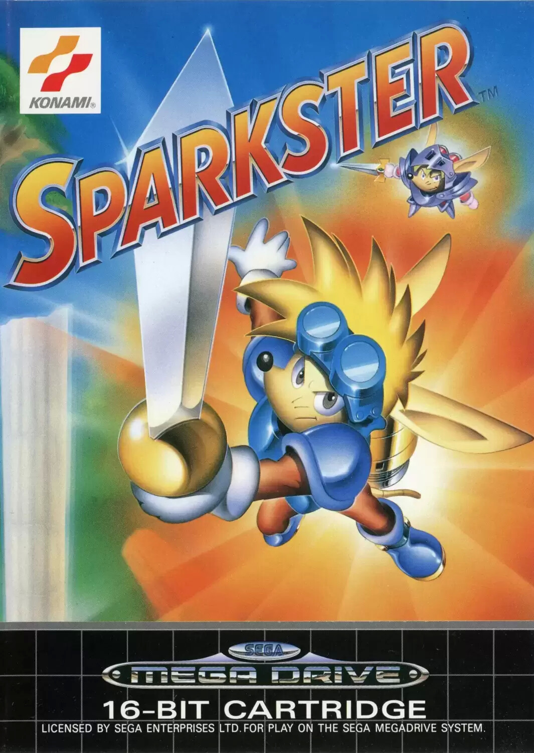 EUR - European Mega Drive Games - Sparkster