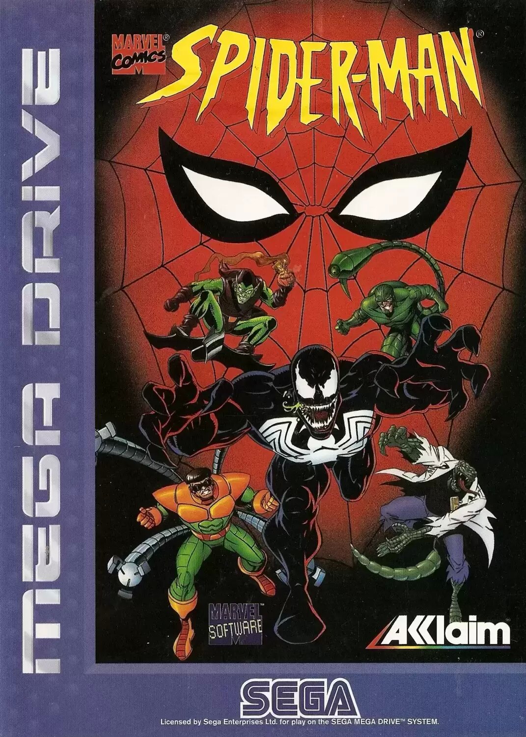 EUR - Jeux Mega Drive Européens - Spider-Man