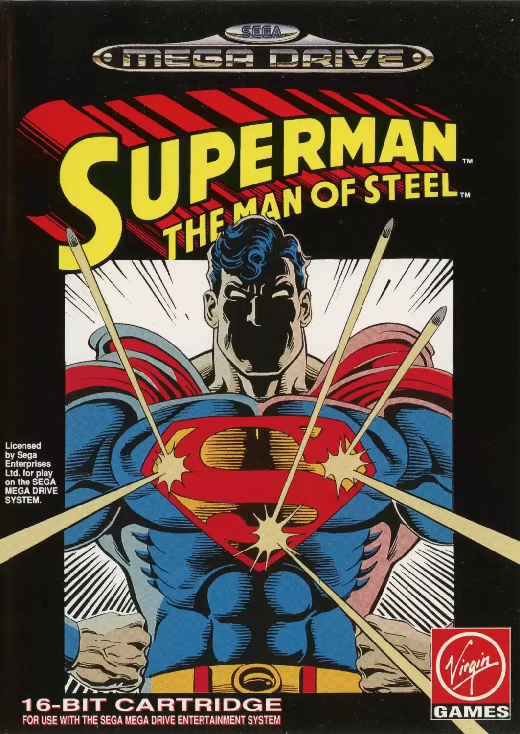 EUR - Jeux Mega Drive Européens - Superman: The Man of Steel
