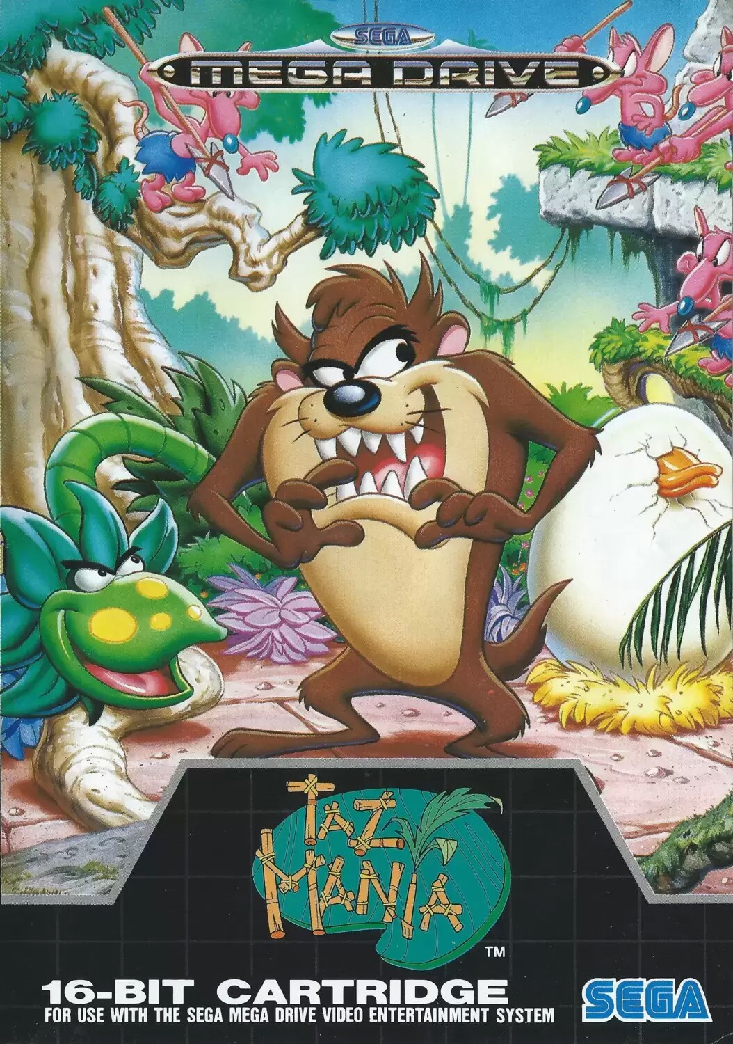 EUR - European Mega Drive Games - Tazmania [Megadrive FR]