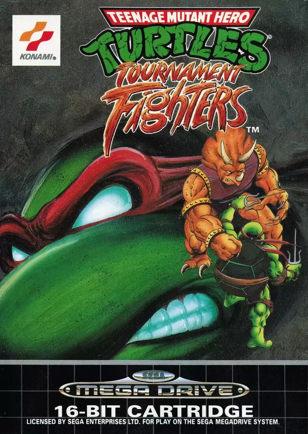 EUR - Jeux Mega Drive Européens - Teenage Mutant Hero Turtles: Tournament Fighters