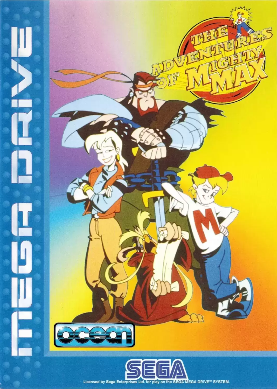 EUR - Jeux Mega Drive Européens - The Adventures of Mighty Max