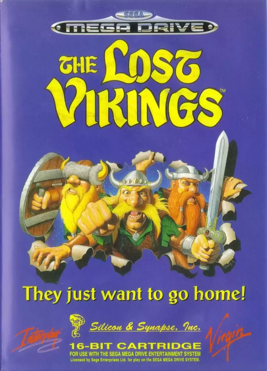 EUR - European Mega Drive Games - The Lost Vikings