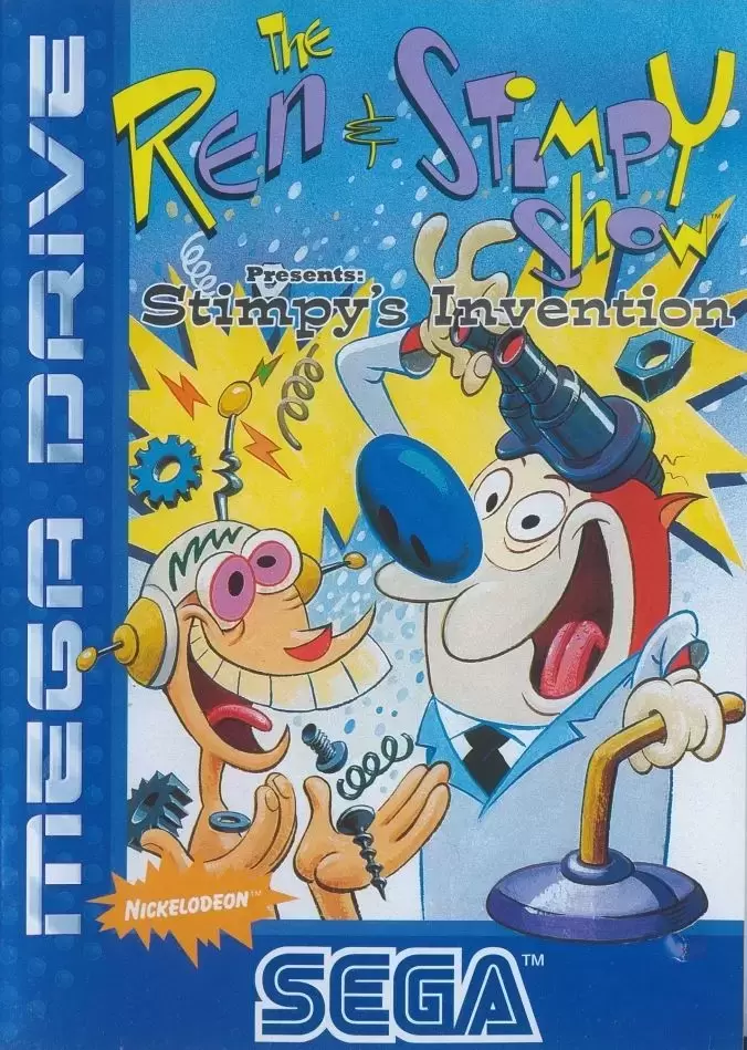 EUR - Jeux Mega Drive Européens - The Ren & Stimpy Show Presents: Stimpy\'s Invention