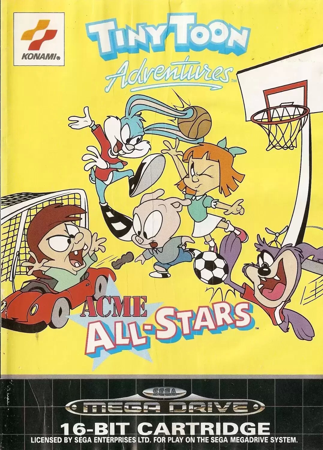 EUR - European Mega Drive Games - Tiny Toon adventures: ACME all-stars