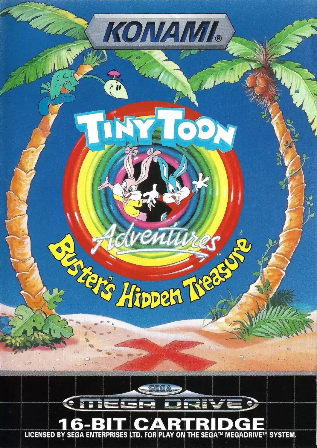 EUR - European Mega Drive Games - Tiny Toon Adventures: Buster\'s Hidden Treasure