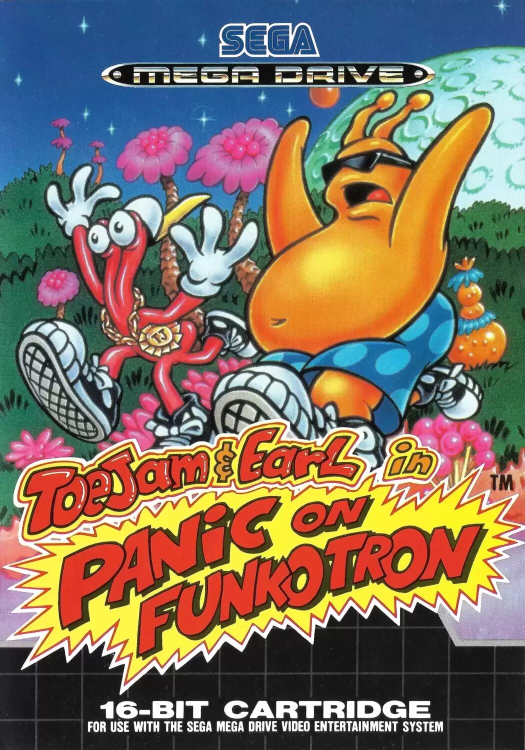 EUR - European Mega Drive Games - Toejam & Earl in Panic on Funkatron