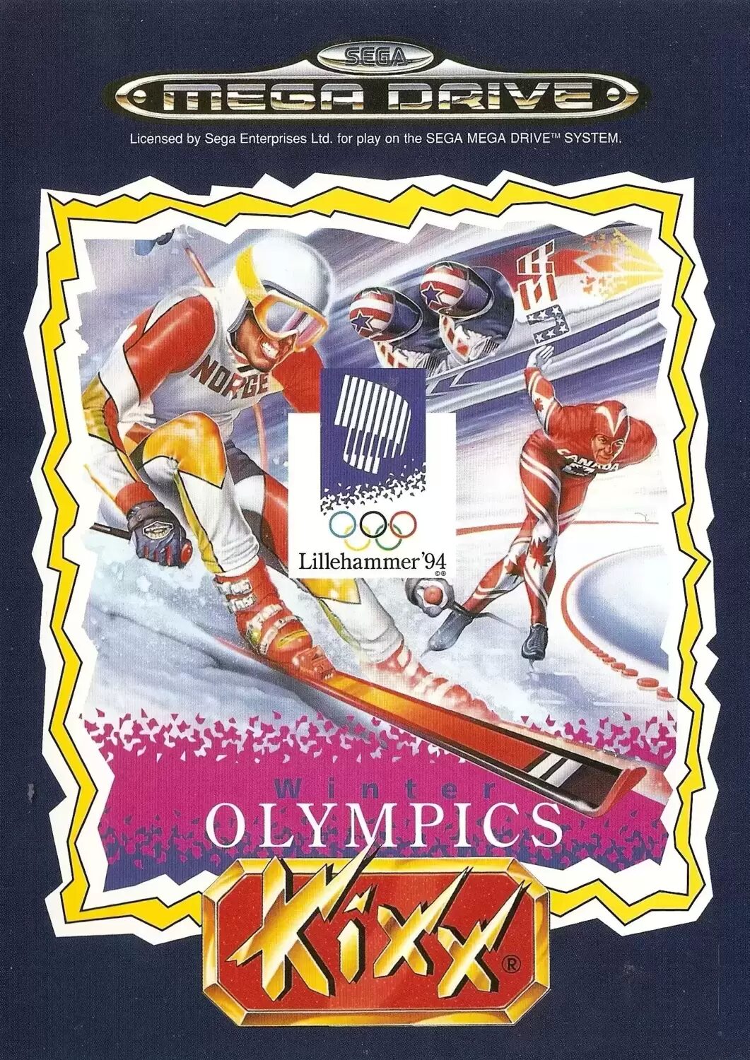 EUR - European Mega Drive Games - Winter Olympics