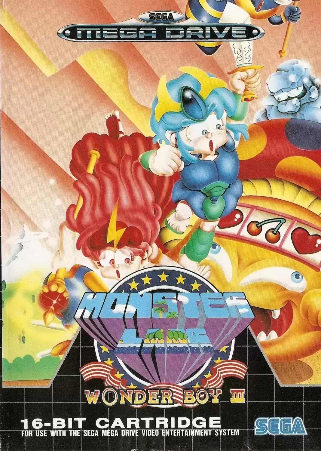 EUR - European Mega Drive Games - Wonder Boy III - Monster Lair