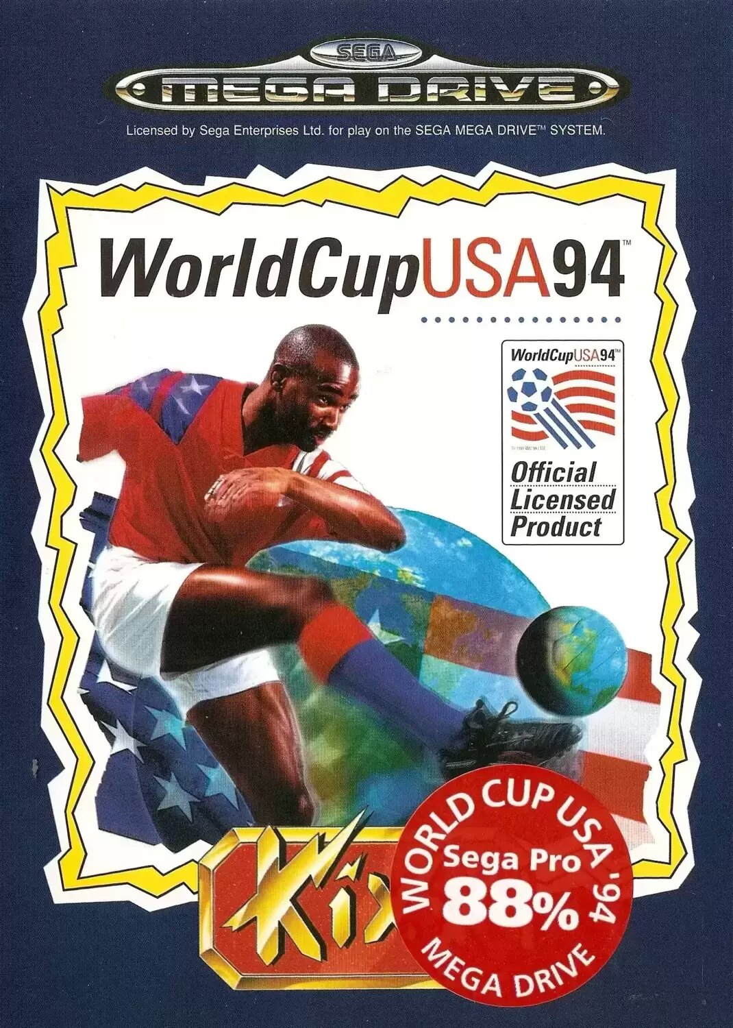 EUR - European Mega Drive Games - World Cup USA \'94