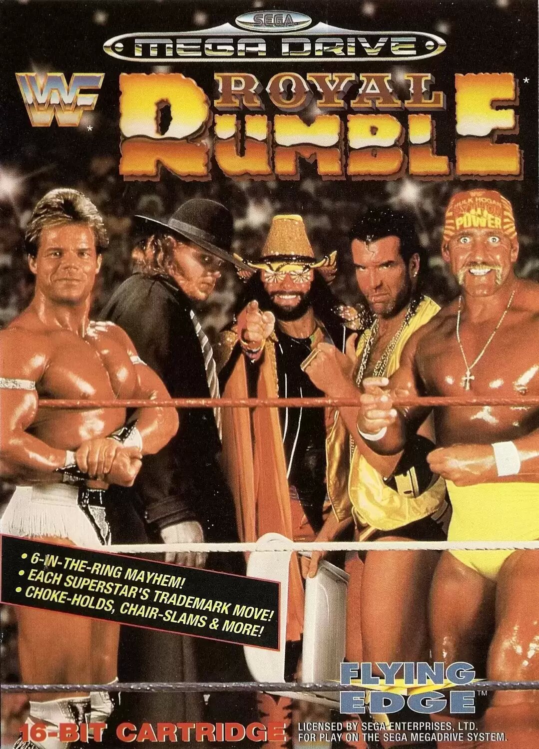 EUR - Jeux Mega Drive Européens - WWF Royal Rumble