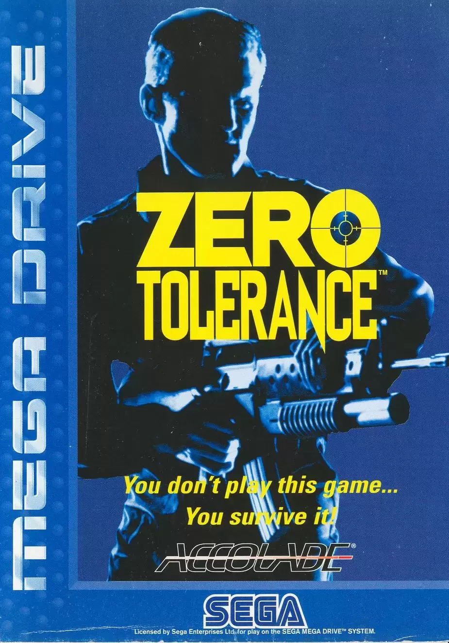 EUR - Jeux Mega Drive Européens - Zero Tolerance