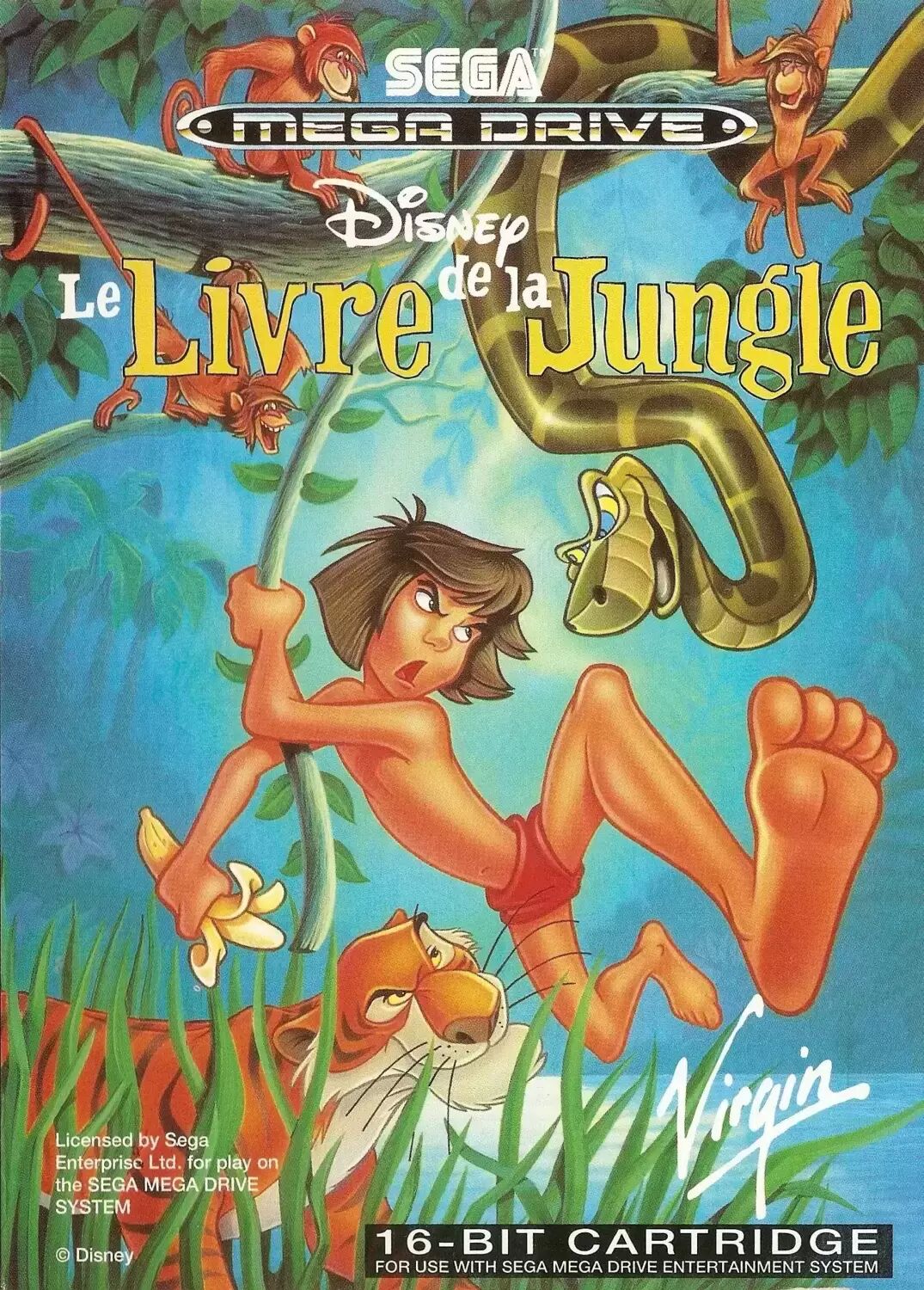 FR - French Mega Drive Games - Le Livre de la Jungle