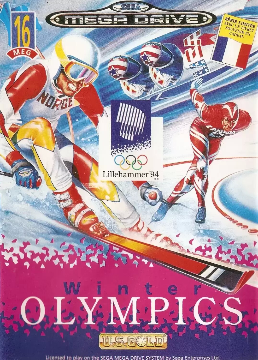 FR - French Mega Drive Games - Winter Olympics