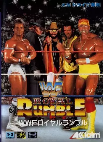 JAP - Japanese Mega Drive Games - WWF Royal Rumble