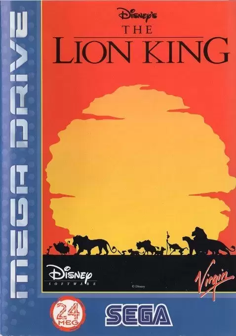 UK Mega Drive Games - The Lion King
