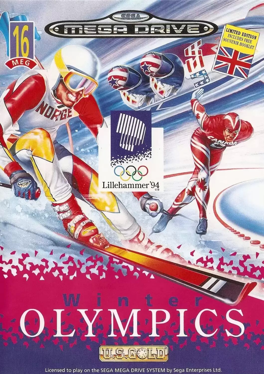 UK Mega Drive Games - Winter Olympics