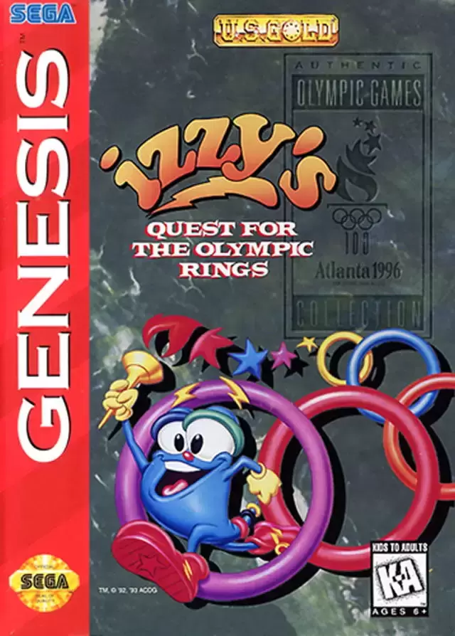 US - Jeux SEGA Genesis - Izzy’s Quest for the Olympic Rings